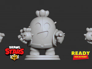 spike - brawl stars fanart 3D Print Model