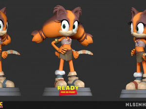 sticks the badger 3D Print Model
