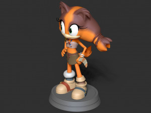 sticks the badger 3Dプリントモデル