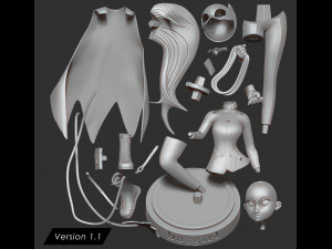 batgirl fanart 3D Принт Модель