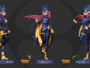 batgirl fanart 3D Print Model