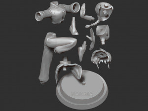 Ranma 3D 打印模型
