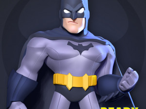 batman chibi Modello di stampa 3D