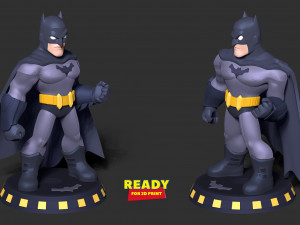 batman chibi 3D 打印模型