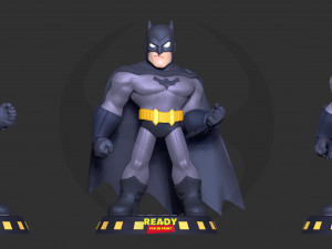 batman chibi 3D 打印模型