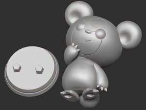 teddiursa pokemon fanart 3Dプリントモデル