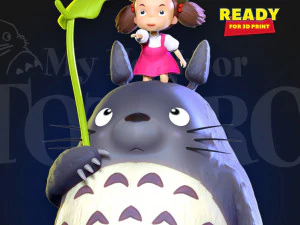 my neighbor totoro fanart 3D Print Model