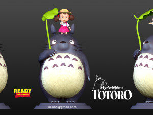 my neighbor totoro fanart 3D 프린트 모델