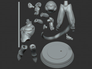 frost - dragon ball z 3D Baskı Modeli