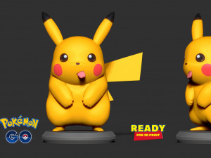 pikachu fanart Modelo de impresión 3D