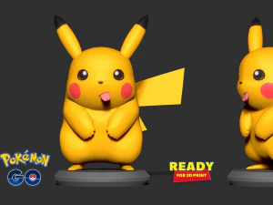 pikachu fanart 3D Print Model
