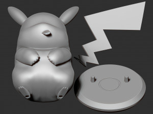 pikachu fanart Modelo de impresión 3D