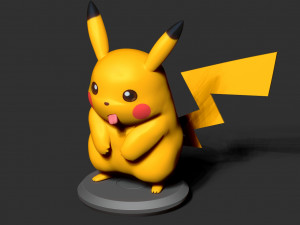 pikachu fanart Modelo de impresión 3D