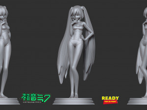 Miku fanart Modello di stampa 3D