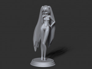 Miku fanart Modello di stampa 3D