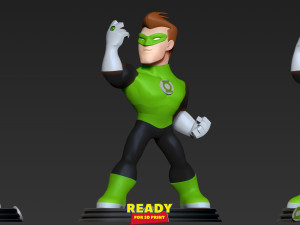 green lantern fanart 3D प्रिंट मॉडल