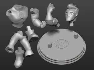 green lantern fanart 3D Print Model
