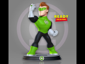 green lantern fanart 3D प्रिंट मॉडल