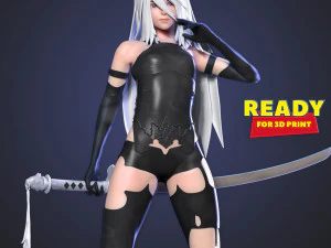 yorha a2 Modello di stampa 3D