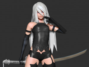 yorha a2 3D Print Model