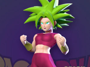 Kefla &ndash; Dragon Ball Super 3D Druckmodell