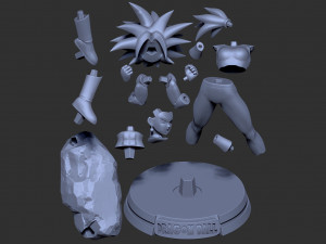 kefla - dragon ball super 3D-printmodel