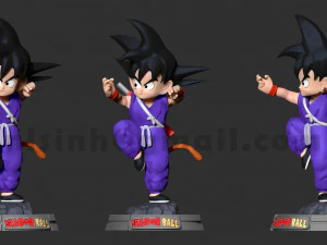 teen goku 3D Print Model