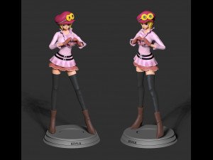 koala - one piece fanart 3D Принт Модель