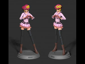 koala - one piece fanart 3D Print Model