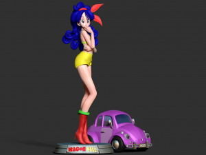 launch and car - dragon ball fanart Modelo de impresión 3D