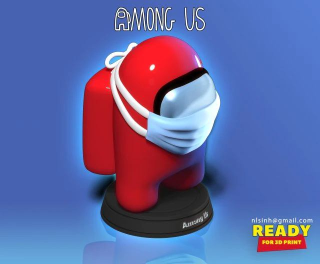 among us 3D Print Model .c4d .max .obj .3ds .fbx .stl .blend 