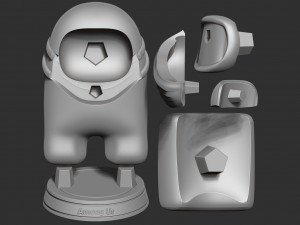 among us Modello di stampa 3D