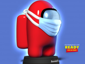 among us Modello di stampa 3D