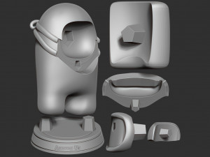 among us Modello di stampa 3D