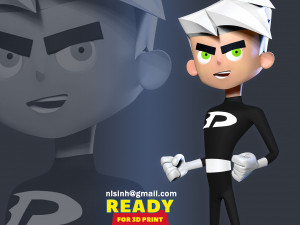 Danny phantom fanart 3D Print Model