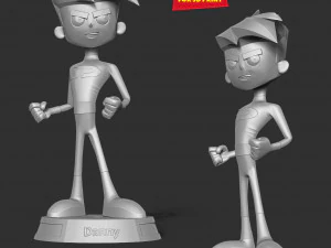 Danny phantom fanart 3D Print Model
