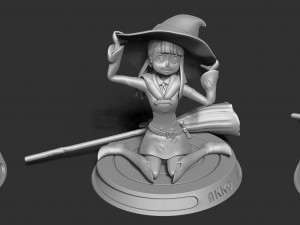 akko - little witch Model do druku 3D