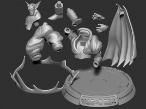 dabura - dragon ball fanart Model do druku 3D
