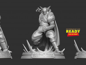 dabura - dragon ball fanart Model do druku 3D