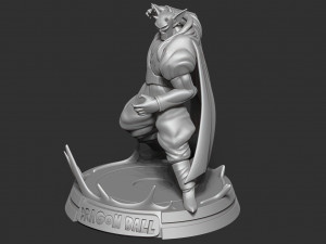 dabura - dragon ball fanart Model do druku 3D