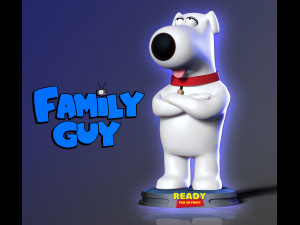 brian griffin - family guy fanart 3D Print Model
