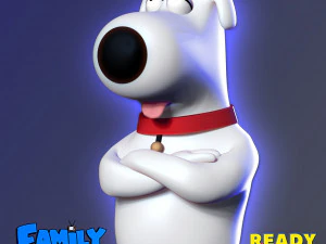 Brian Griffin - fanart faceta z rodziny Model do druku 3D