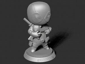 Deadpool chibi Modelo de impresión 3D