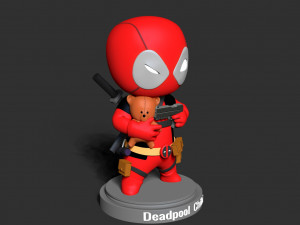 Deadpool chibi Modelo de impresión 3D