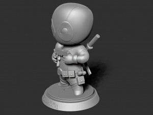 Deadpool chibi Modelo de impresión 3D