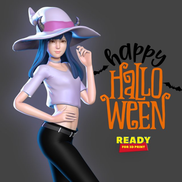 happy halloween 2020 3D प्रिंट मॉडल .c4d .max .obj .3ds .fbx .stl .blend 