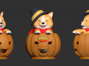 Shiba - Halloween season 3D 打印模型