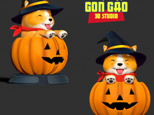 Shiba - Halloween season 3D 打印模型