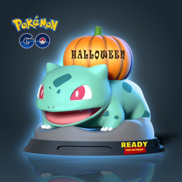 bulbasaur - pokemon fanart 3D Принт Модель .c4d .max .obj .3ds .fbx .stl .blend 