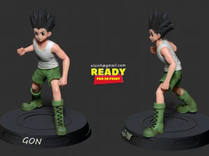 gon freecss - hunter x hunter 3D Print Model